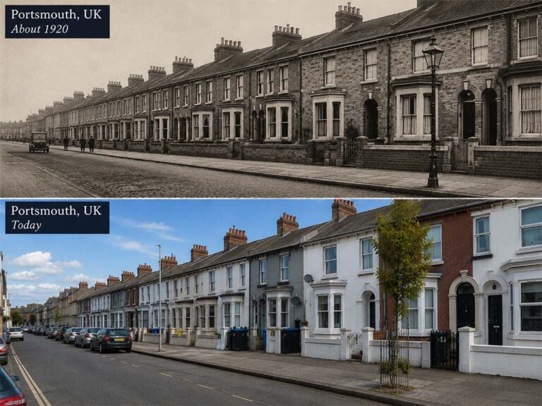 Portsmouth Property: 1926 vs 2026 – 100 Years of Change